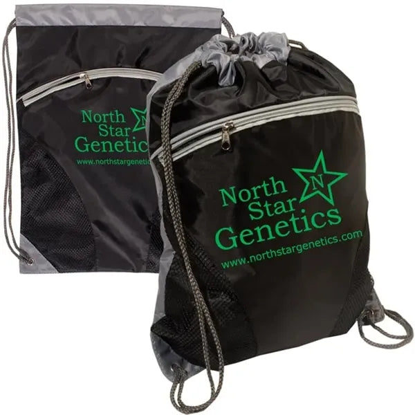Two-tone Drawstring Bag