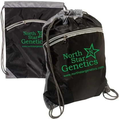 Two-tone Drawstring Bag