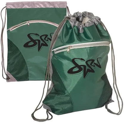 Two-tone Drawstring Bag