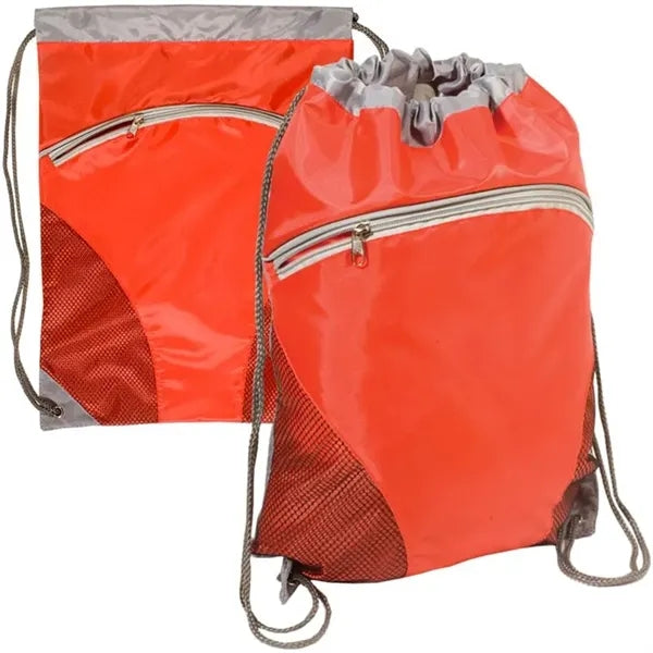 Two-tone Drawstring Bag
