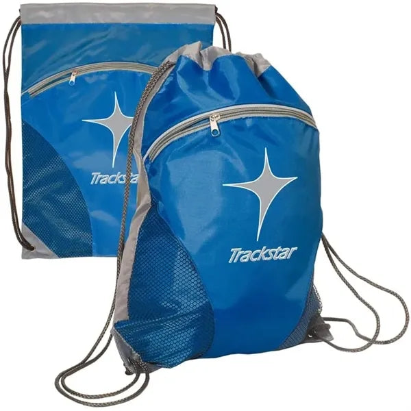 Two-tone Drawstring Bag