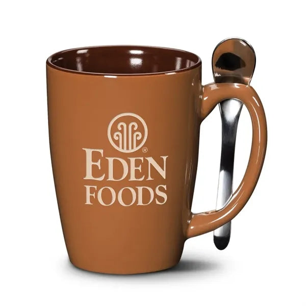 Roberta Mug & Spoon - 16oz - Deep Etch