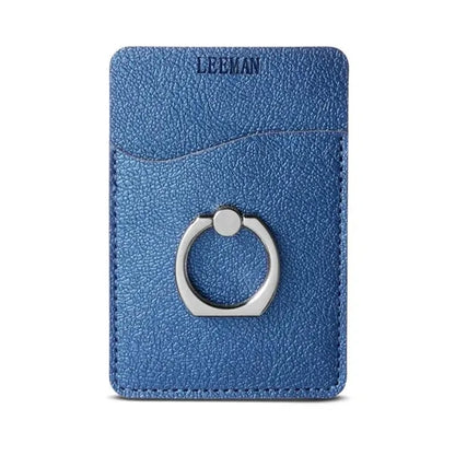 Leeman Shimmer Card Holder w/ Metal Ring Phone Stand