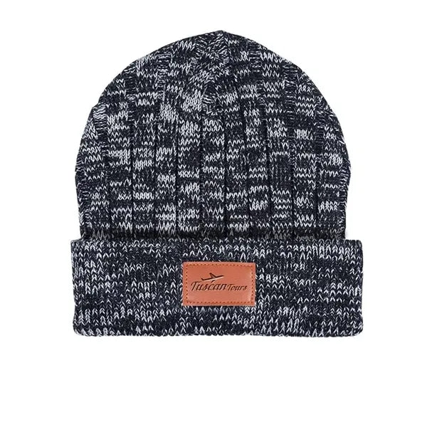Leeman Heathered Knit Cuffed Rib Beanie