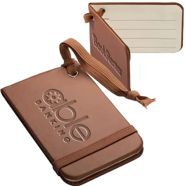 Faux Leathered Suitcase Label