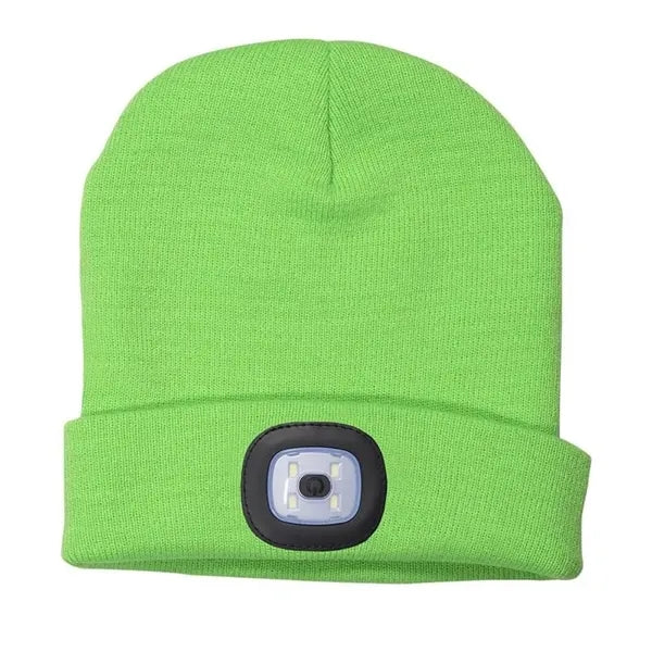 Acrylic beanie with LED lights