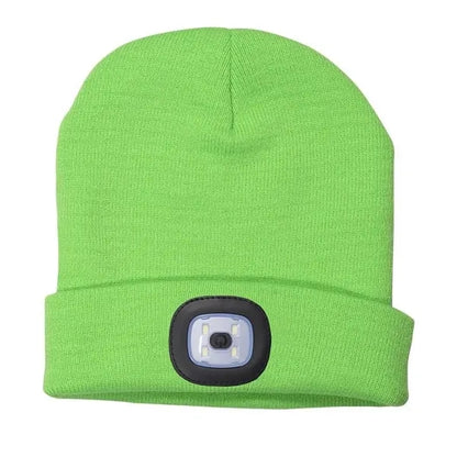 Acrylic beanie with LED lights
