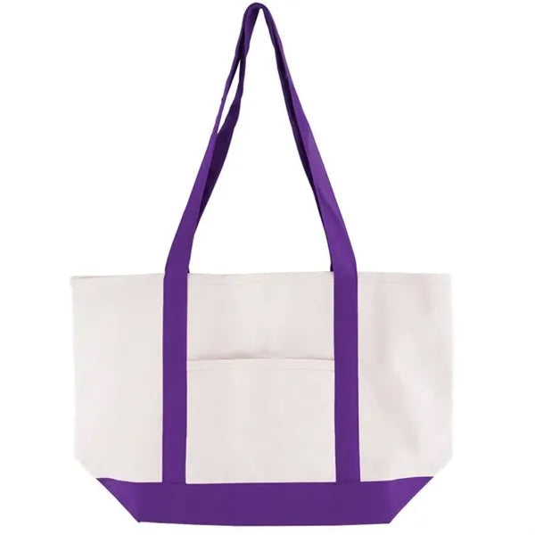 Cotton Canvas Boat Tote
