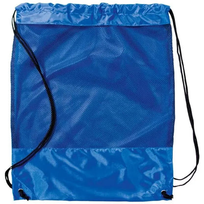 Mesh Panel Drawstring Backpack