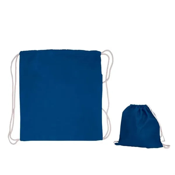 Cotton Drawstring Backpack