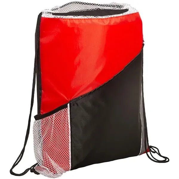 Sprint Angled Drawstring Sports Pack with Pockets