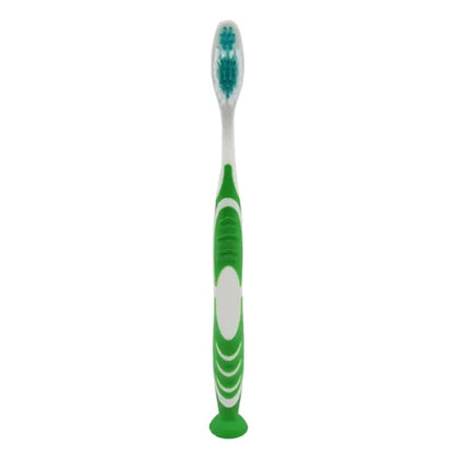Stand Up Suction Toothbrush With Tongue Scraper
