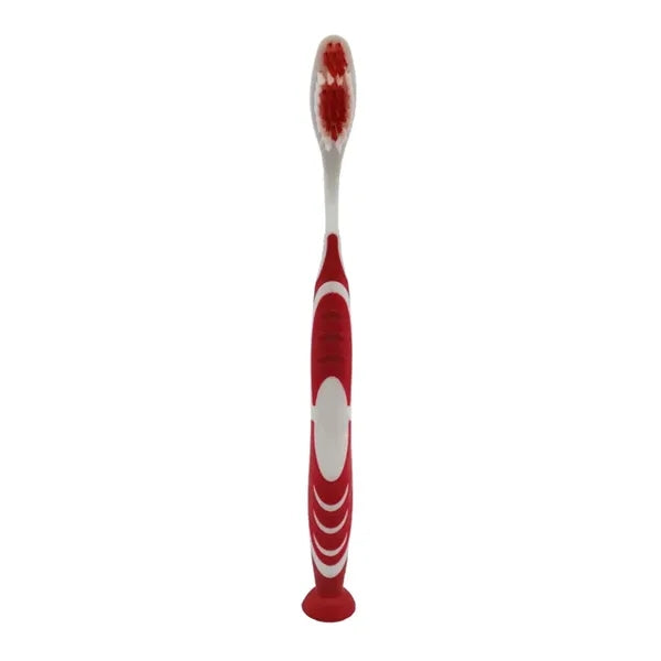 Stand Up Suction Toothbrush With Tongue Scraper