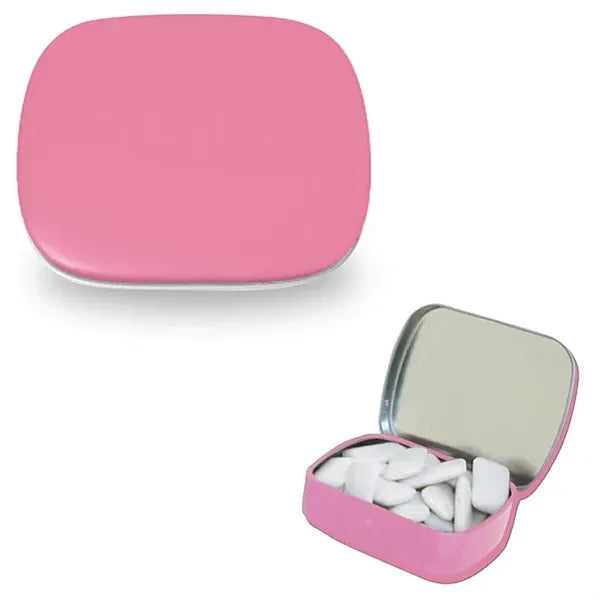 Hinged Tin Filled With Gum