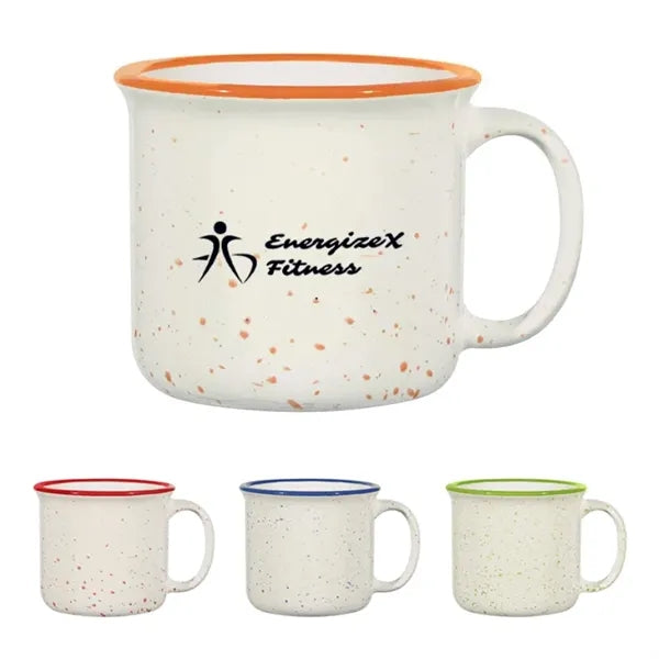 15 oz. White Campfire Mug