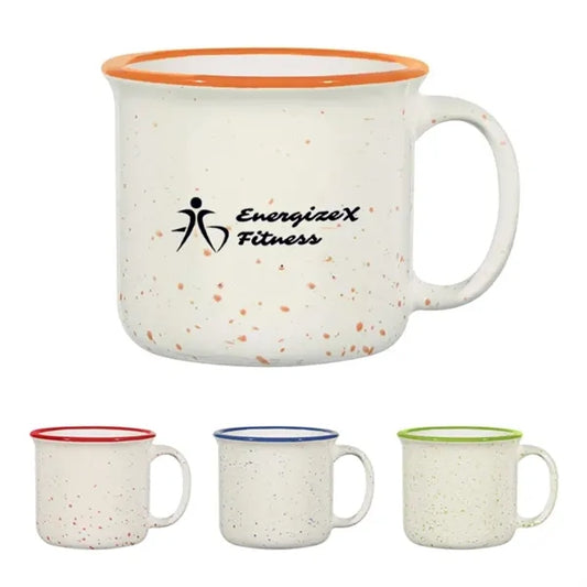15 oz. White Campfire Mug