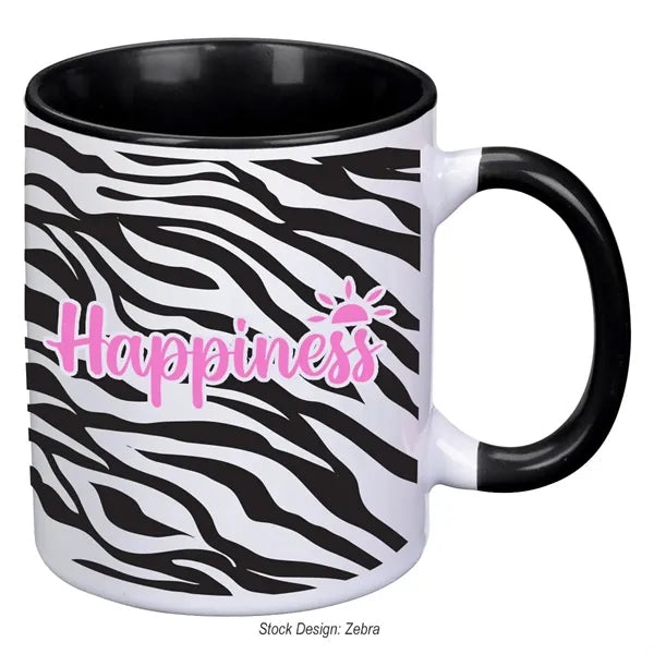 11 oz. Colorful Dye Blast Mug for Full Color Imprint