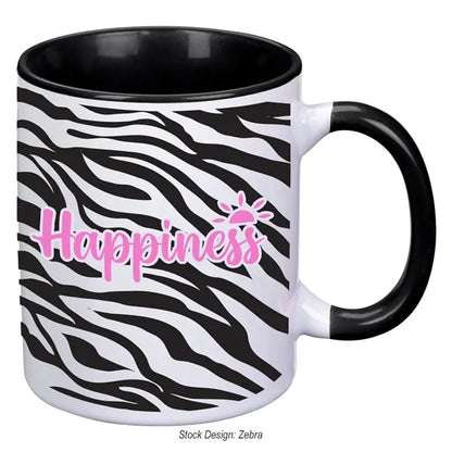 11 oz. Colorful Dye Blast Mug for Full Color Imprint