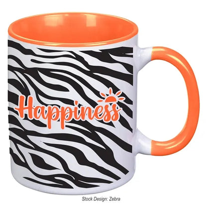11 oz. Colorful Dye Blast Mug for Full Color Imprint