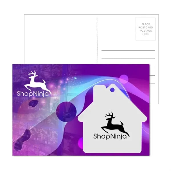Post Card With Full-Color House Luggage Tag