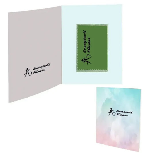 Greeting Card with Microfiber  PVC Pouch