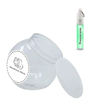 Large Fish Bowl with Hand Sanitizer Spray with Key Chain