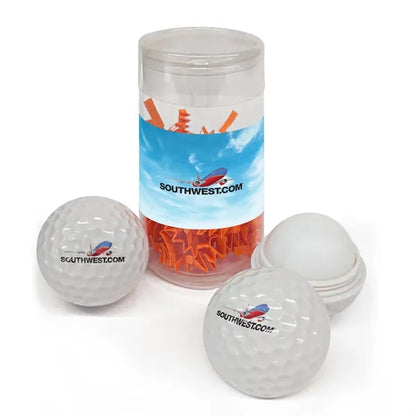 PVC TUBE 2 Pack with Golf Chap Balm