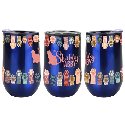 14 oz Stainless Steel Stemless Wine with Plastic lining