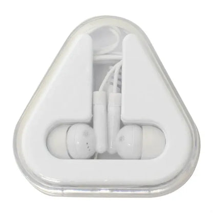 Ear Buds with Triangle Case