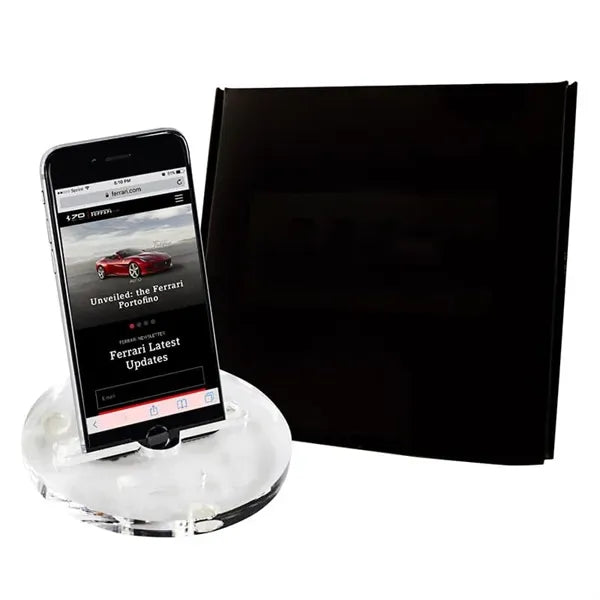 Acrylic Phone Stand With Custom Box
