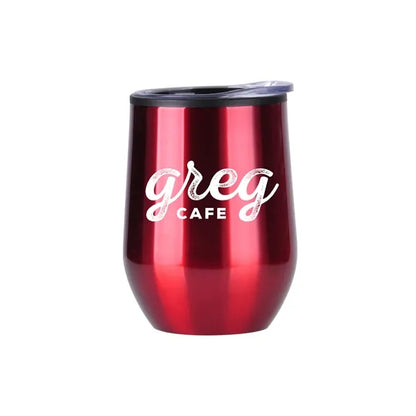 12 oz Stainless Steel Stemless Wine with Plastic lining