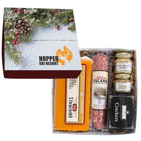 Deluxe Charcuterie Gourmet Meat & Cheese Chairman Gift Box