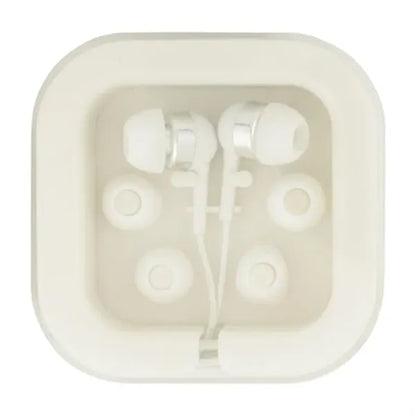 Earbuds In Case W/Extra Ear Cushions