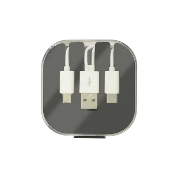 Multi Charging Cables in Case w/ Phone Stand
