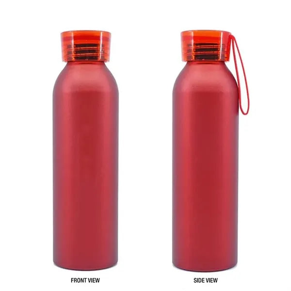 20 oz. Aluminum Bottle with Silicone Carrying Strap
