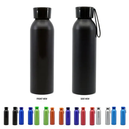 20 oz. Aluminum Bottle with Silicone Carrying Strap