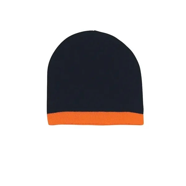 Striped Knitted Beanie