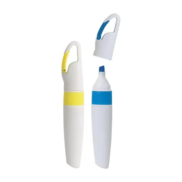 Mini Highlighter with Carabiner Clip