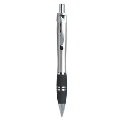Medium Point Silver Plunger Pen