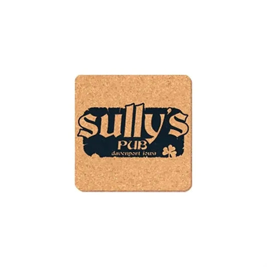 Coaster - 4" Square Cork Coasters