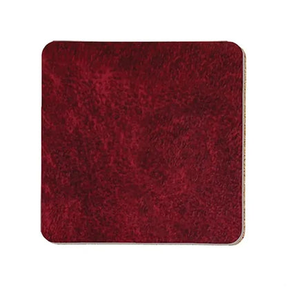 3.5" Square Leatherette Coaster