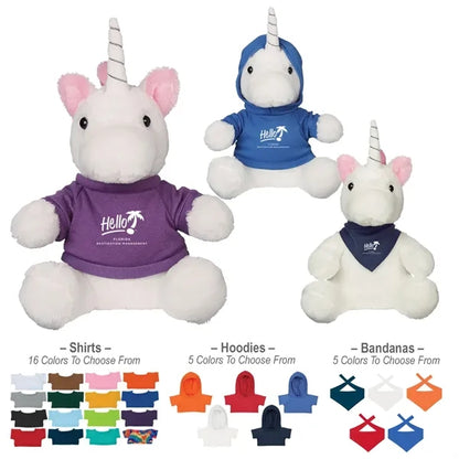 Cuddly 8" Unicorn