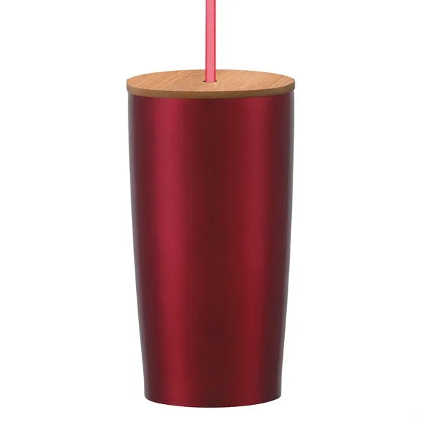 20 Oz. Rocky Tumbler With Bamboo Lid