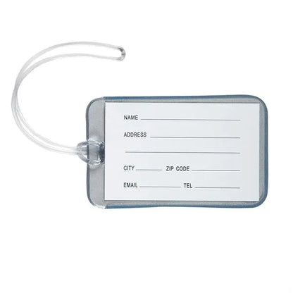 Travel suitcase label