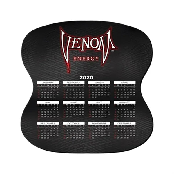 8"X8" Hourglass Shape Calendar MousePad 1/8" Foam Base