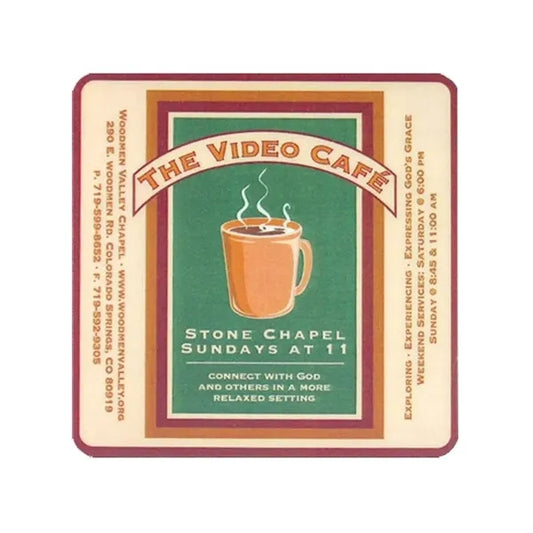 4" Square Full Color Hardtop Coasters