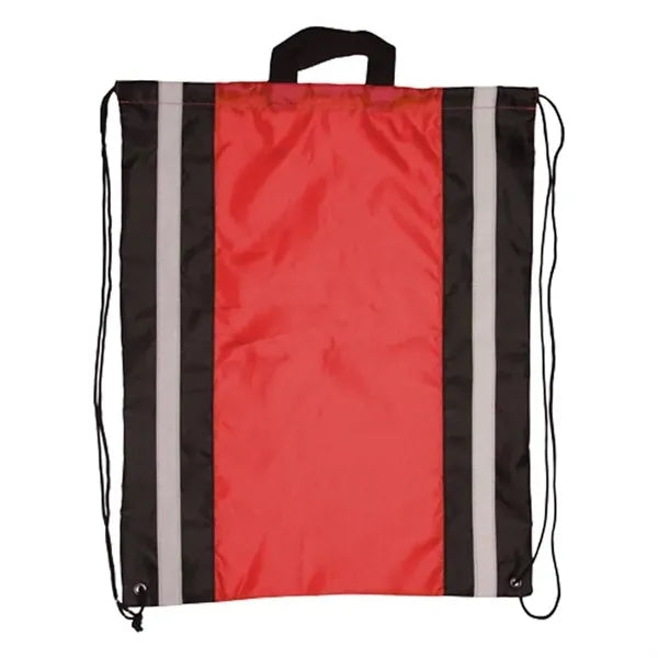 Drawstring Backpack - Large Reflective Drawstring Sport Bags