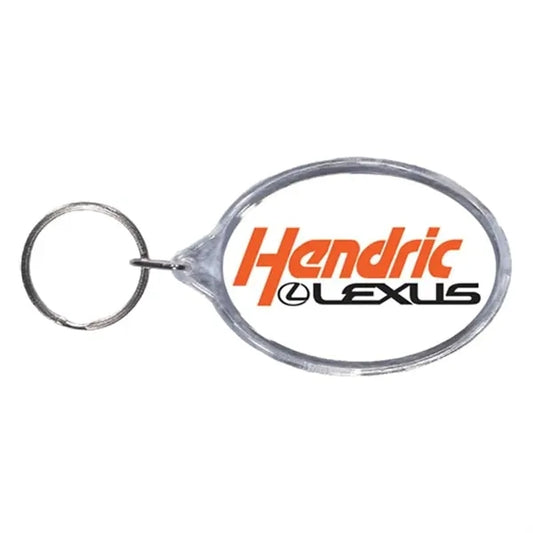Oval Acrylic Keytag 1 1/2"x2 1/4"