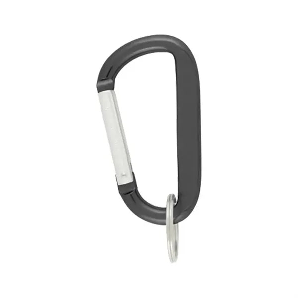 8 Mm Aluminum Carabiner w/Key Ring