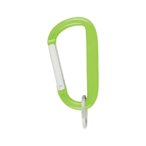 8 Mm Aluminum Carabiner w/Key Ring